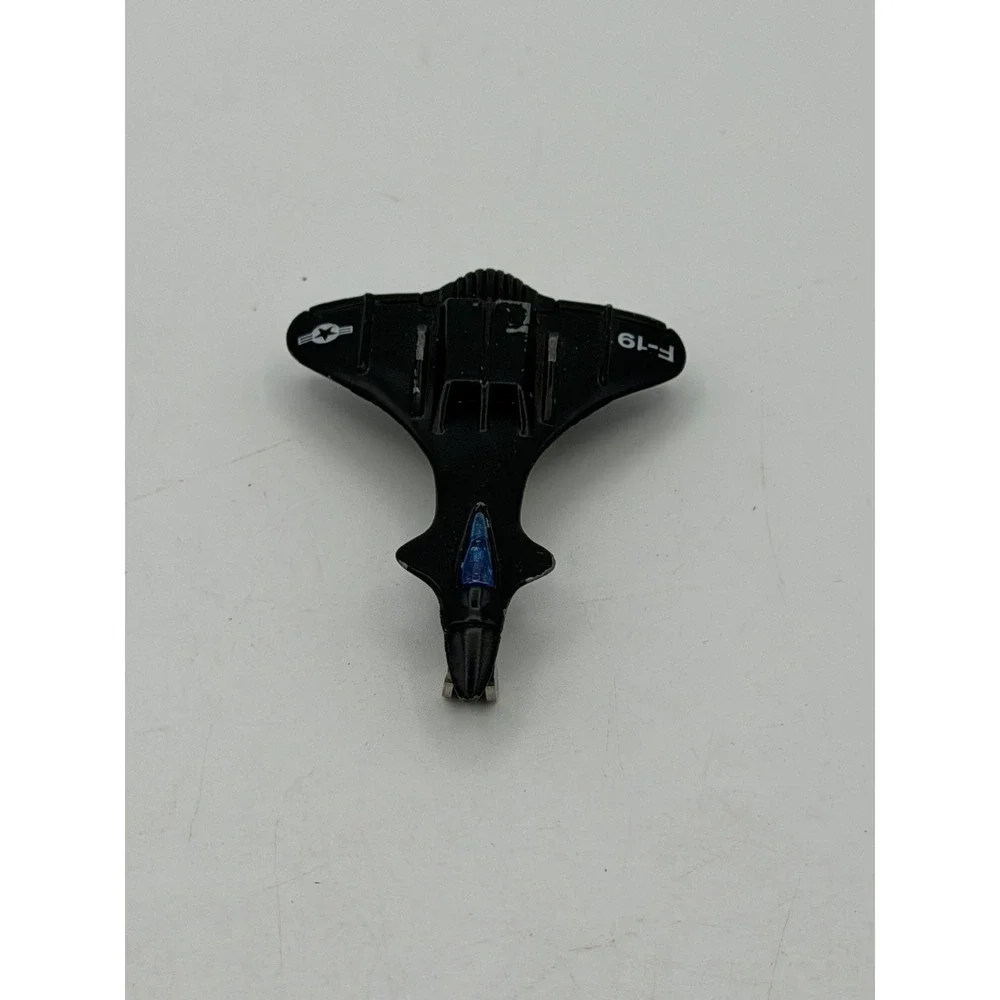 1987 ERTL Force One F-19 Stealth Fighter Diecast Vintage Toy Black